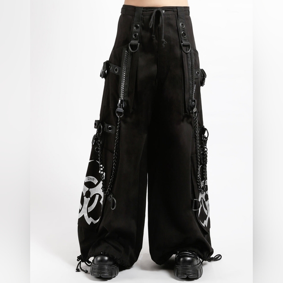 *SOLD* NWOT tripp nyc metallic silver biotech pants (m) - Picture 6 of 7